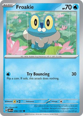 Froakie, Obsidian Flames