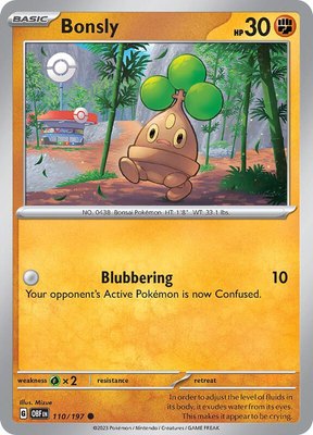 Bonsly, Obsidian Flames