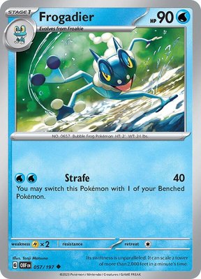 Frogadier, Obsidian Flames