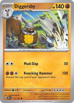 Diggersby, Obsidian Flames