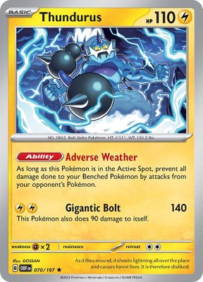 Thundurus, Obsidian Flames