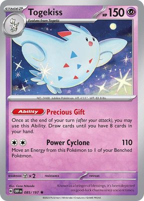 Togekiss, Obsidian Flames