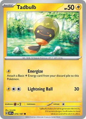 Tadbulb 074/197, Obsidian Flames