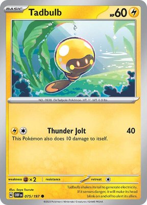Tadbulb 075/197, Obsidian Flames