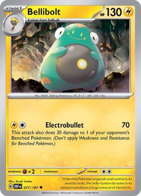 Bellibolt, Obsidian Flames