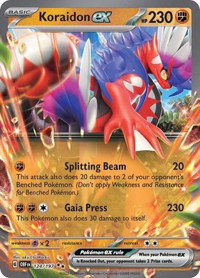 Koraidon ex, Obsidian Flames