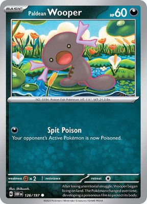 Paldean Wooper, Obsidian Flames