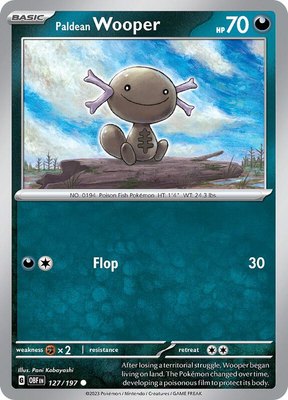 Paldean Wooper, Obsidian Flames