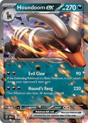 Houndoom ex, Obsidian Flames