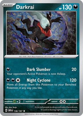 Darkrai, Obsidian Flames