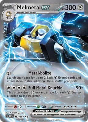 Melmetal ex, Obsidian Flames