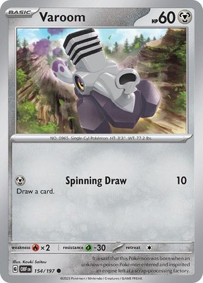 Varoom, Obsidian Flames