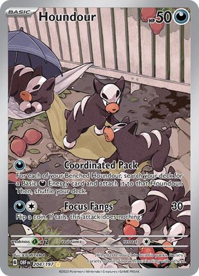Houndour, Obsidian Flames
