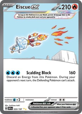 Eiscue ex, Obsidian Flames