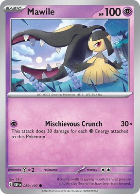 Mawile, Obsidian Flames
