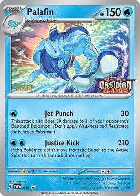 Palafin (Prerelease) [Staff], Scarlet & Violet Promo Cards