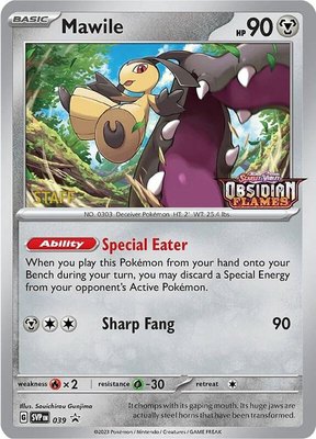 Mawile (Prerelease) [Staff], Scarlet & Violet Promo Cards