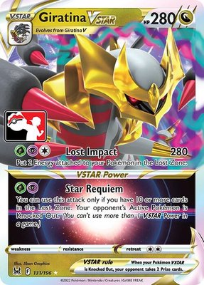 Giratina VSTAR, Prize Pack Series Cards