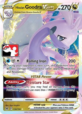 Hisuian Goodra VSTAR, Prize Pack Series Cards