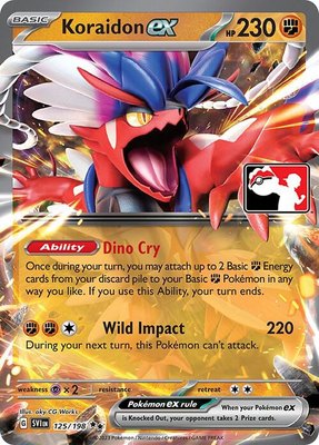 Koraidon ex, Prize Pack Series Cards