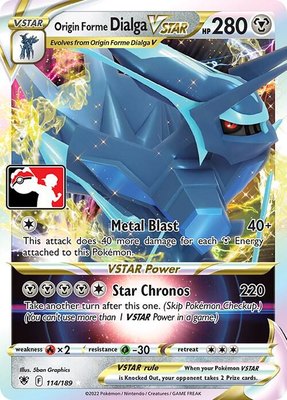 Origin Forme Dialga VSTAR, Prize Pack Series Cards