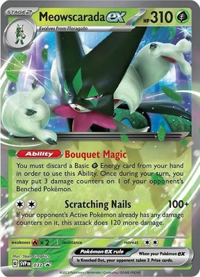 Meowscarada ex, Scarlet & Violet Promo Cards