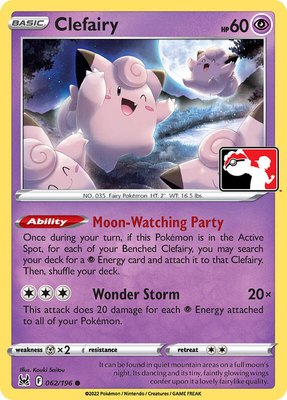 Clefairy, Prize Pack Series Cards
