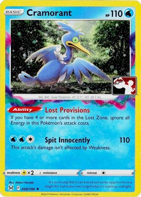 Cramorant (Cosmos Holo), Prize Pack Series Cards