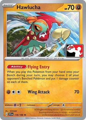 Hawlucha, Prize Pack Series Cards