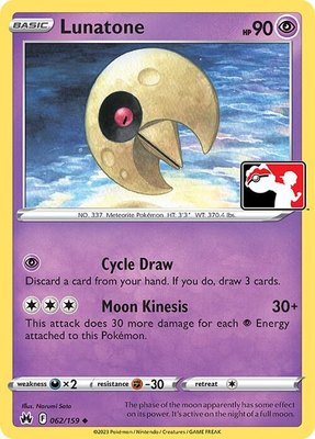 Lunatone, Prize Pack Series Cards