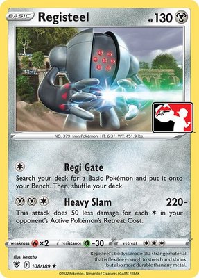 Registeel, Prize Pack Series Cards