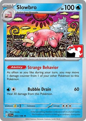 Slowbro, Prize Pack Series Cards
