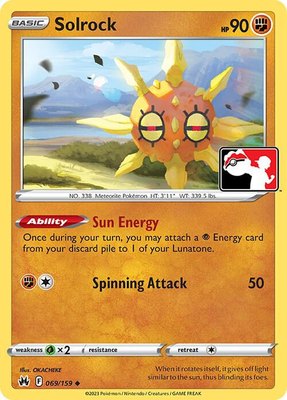 Solrock, Prize Pack Series Cards