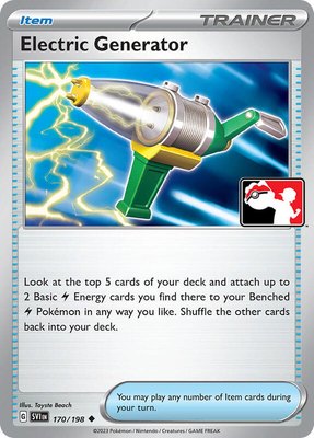 Electric Generator, Prize Pack Series Cards