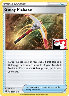 Gutsy Pickaxe, Prize Pack Series Cards