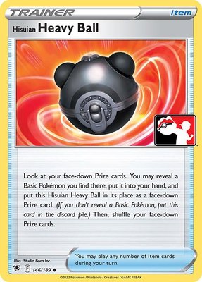 Hisuian Heavy Ball, Prize Pack Series Cards