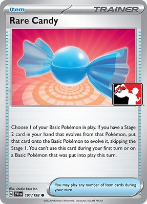 Rare Candy, Prize Pack Series Cards