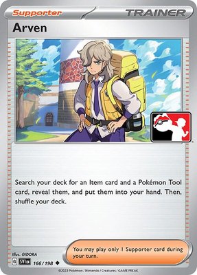 Arven, Prize Pack Series Cards