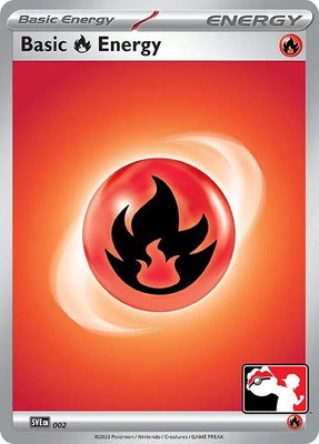 Basic Fire Energy, Prize Pack Series Cards