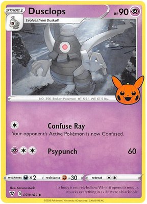 Dusclops, Trick or Trade BOOster Bundle 2023