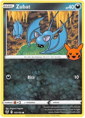 Zubat, Trick or Trade BOOster Bundle 2023