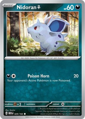 Nidoran F, Scarlet & Violet 151
