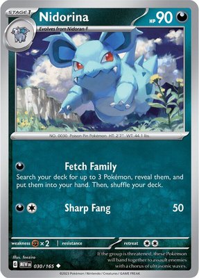 Nidorina, Scarlet & Violet 151