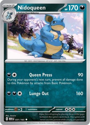 Nidoqueen, Scarlet & Violet 151