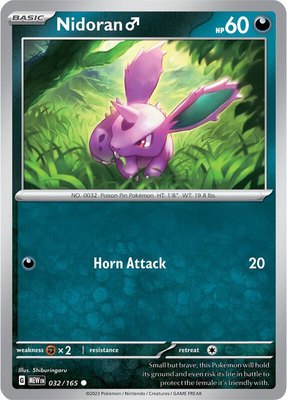 Nidoran M, Scarlet & Violet 151