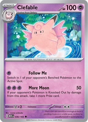Clefable, Scarlet & Violet 151