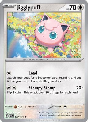 Jigglypuff, Scarlet & Violet 151