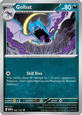 Golbat, Scarlet & Violet 151