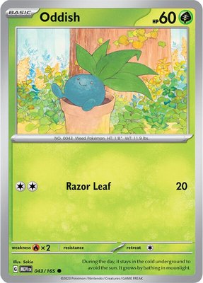 Oddish, Scarlet & Violet 151