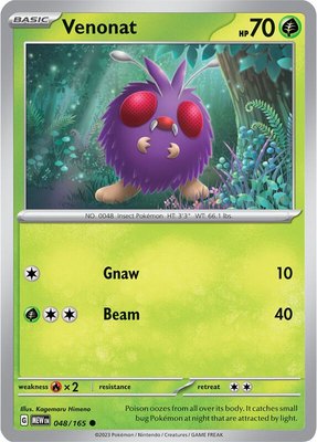 Venonat, Scarlet & Violet 151